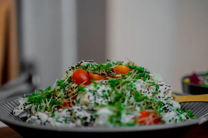 Frisk og farverig salat fra Madkonceptet
